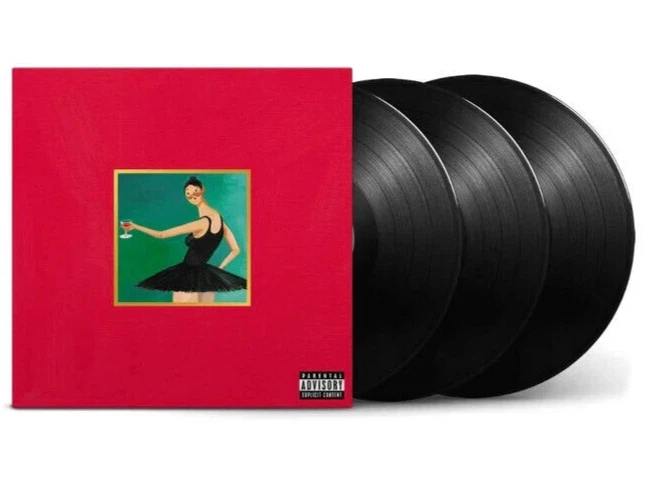 Kanye West: My Beautiful Dark Twisted Fantasy 3X Vinyl LP. The College Dropout. Foto 2 de 4