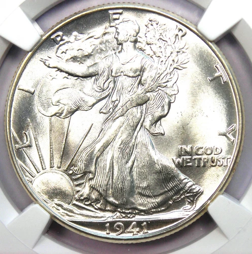 1941-D Walking Liberty Half Dollar 50C - NGC MS67+ Plus Grade - $2,750 Value!