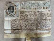 Spectacular Original Document From The Reign Of King Charles II