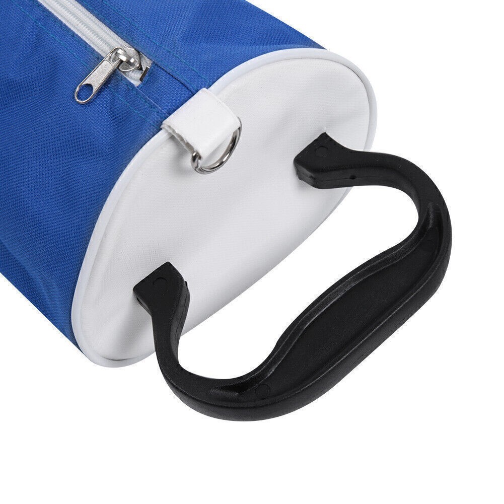 Portable Golf Ball Picker Pick up Bag Pocket Scooping Device Storage Bag(blue)