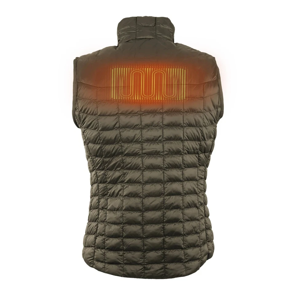 Mobile Warming WoMens Backcountry 7.4V battery Heated Vest MOREL in Large size - Image 2 of 2
