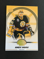 ANDY MOOG #73 AUTO'D 2023/24 U.D.  BRUINS SERIES 1  GOLD CENTENNIAL  RARE
