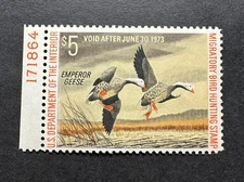 WTDstamps - #RW39 1972 - US Federal Duck Stamp - Mint OG NH