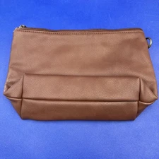Thirty One (31) Tapered Pouch New in Bag Cappuccino Smooth Pebble No Strap