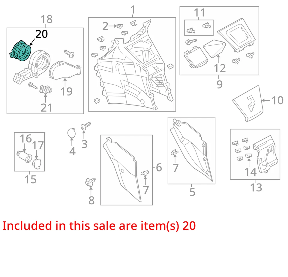 Mazda 5 2012 calefacción aire acondicionado motor fabricante de equipos originales 114 k millas - LKQ390892192 Foto 4 de 4