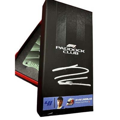 F1 Japan GP 2026 Paddock Club Pass Set Arvid Lindblad Signed