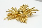 TIFFANY & CO 18K Yellow Gold Flower Weave Abstract Brooch Pin Made in Italy — photo 2