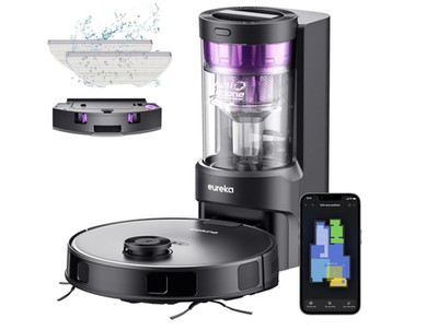 EUREKA E10s DE Saug- & Wischroboter Multi-Zyklon / Schwarz UVP 353   Neues Zubeh