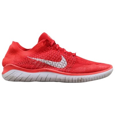 Nike Free RN Flyknit 2018 Mens Coral Red Running Shoes Sneakers