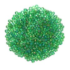 2000 Pcs Glass Seed Beads 3mm Mini Glass Seed Spacer Bead Dark Green