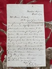 1864 Civil War letter to wife of captured Confederate soldier