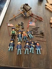 Vintage LOT PLAYMOBIL CIVIL WAR Western  UNION FIGURES Weapons Fort Bravo