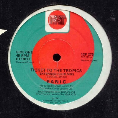 Panic  - Ticket To The Tropics (12'')