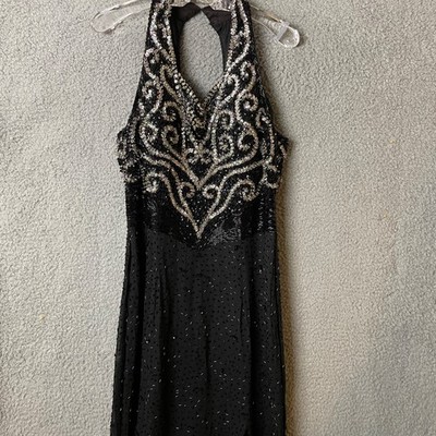 white christmas dresses ALYCE Paris 140244 Black Sequin Off the Shoulder Dress – Formalwear Outlet main image 0
