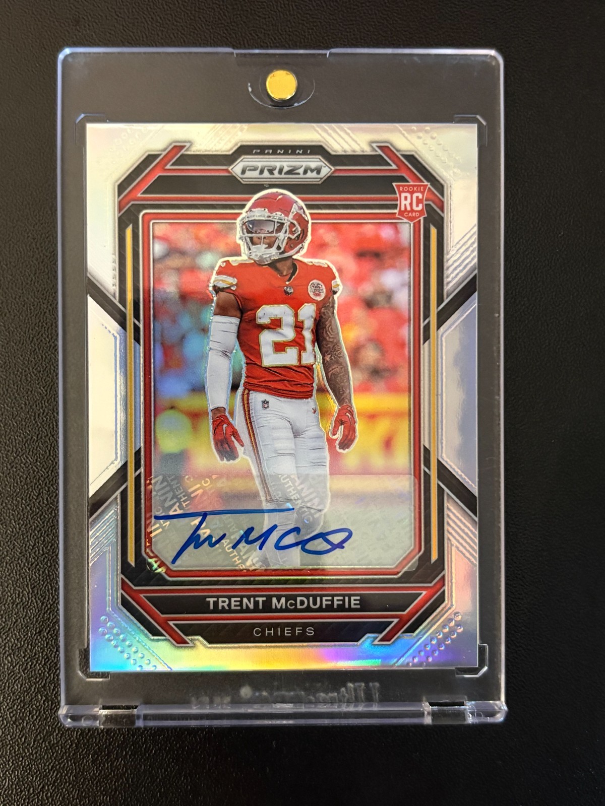 Trent McDuffie 2022 Panini Prizm Rookie Auto RC Kansas City Chiefs LA Rams 🔥