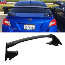 Trunk Spoiler For 2015-2021 Subaru Wrx Sti Sedan Primed Black Abs