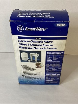 GE SmartWater Genuine OEM Set of 2 FX12P Reverse Osmosis Filter Set New Open Box