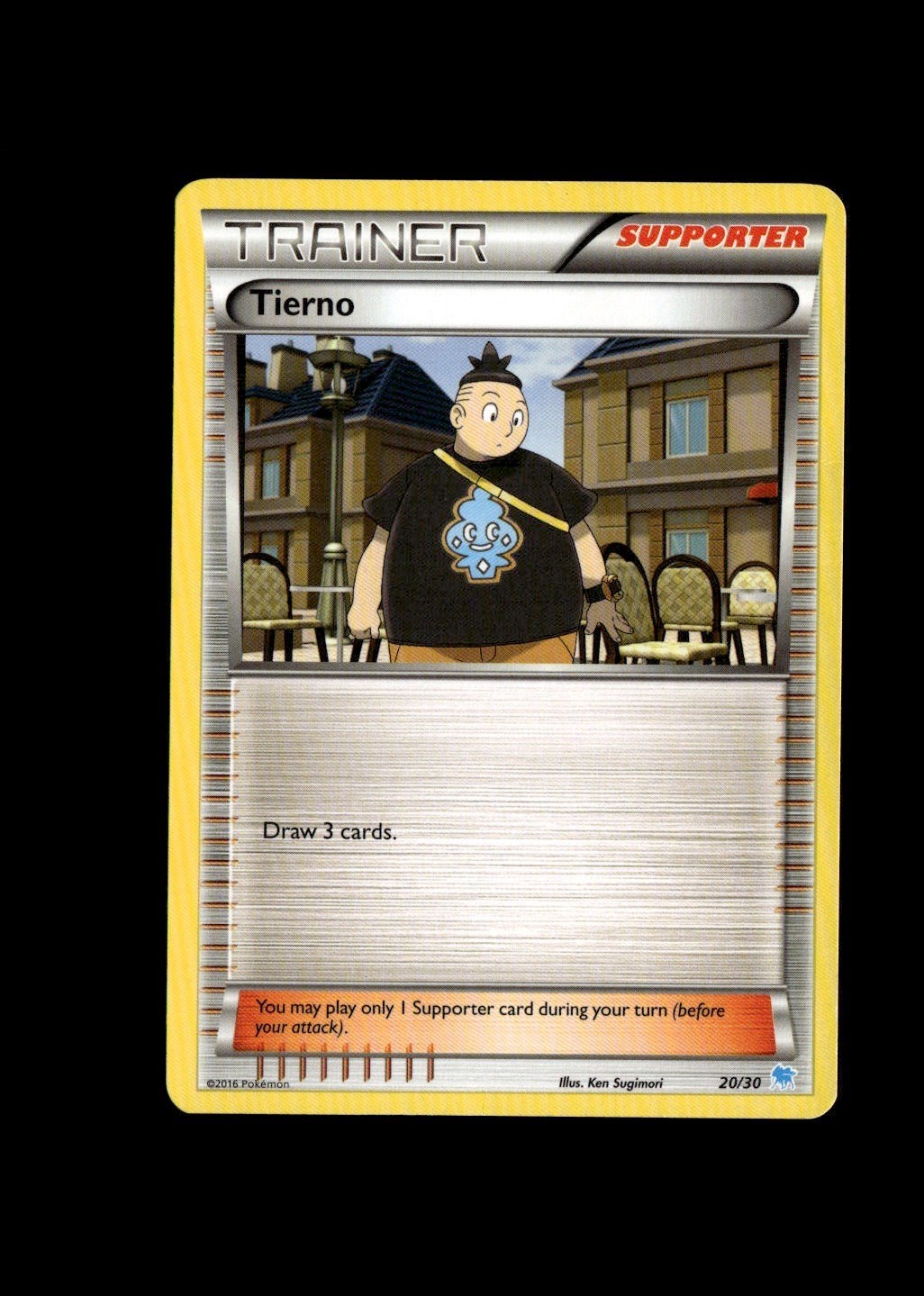 Tierno (20 20/30 Common XY Trainer Kit: Pikachu Libre & Suicune Pokemon NM