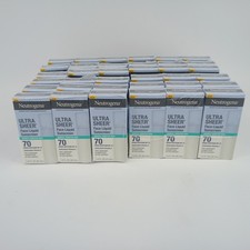 Lot of 36 Neutrogena Ultra Sheer Mineral Face Liquid Sunscreen SPF 70 1.4oz