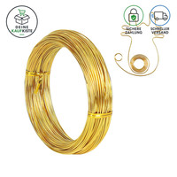 Basteldraht 1Mm Gold Aluminium 51M Biegbar FüR DIY Bastelprojekte