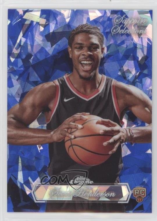 2023-24 Topps Chrome Sapphire Edition Selections Scoot Henderson #SS-3 10yl