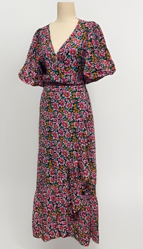 Womens Floral Wrap MIDI Sportsgirl Dress Size 10 Brand New Multicoloured