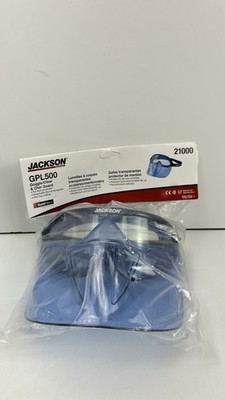 Jackson Safety 21000 GPL500 Premium Goggle with Detachable Face Shield, Blue