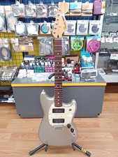 Fender Mustang 90 RW SLV E-Gitarre Erle Ahorn Hals Palisander Griffbrett