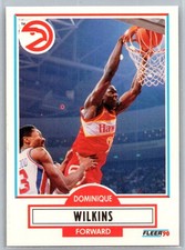 1990-91 Fleer #6 Dominique Wilkins