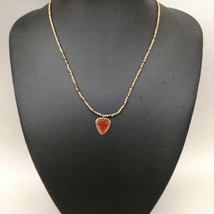 Authentic Paul Smith Approx. 50cm Gold Plated Pendant Necklace Used