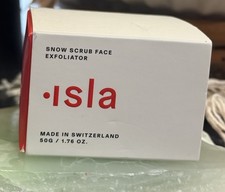 Isla Snow Scrub Face Exfoliator Exfoliate 1.76 oz Made In Switzerland