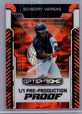 Echedry Vargas 2025 Leaf Optichrome Baseball 1/1 Pre Production Proof