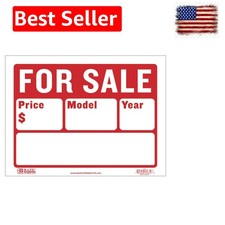 BAZIC 9" X 12" For Sale Sign 2-Line