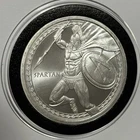 Spartan Warrior Rare Collector Coin 1 Troy Oz .999 Fine Silver Round Medal 999