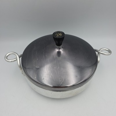 Wear-Ever 8 Inch Skillet Casserole Pan #902 Twisted Handles Made in the USA