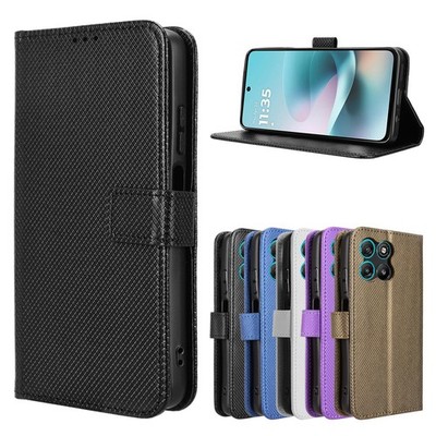 For Motorola MOTO G57 Power/G67 POWER Leather Wallet Stand Case Screen Protector