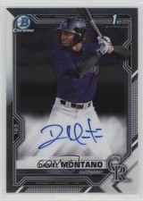 2021 Bowman Chrome Prospects Auto Daniel Montano #CPA-DM Auto tx9