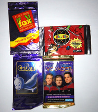 4 Rare Sets New Vintage Collector Cards 1995 Star Trek Bill Nye Casper Fox Kids