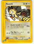 Meowth - 121/165 Expedition Base Set - Pokémon TCG - 2002