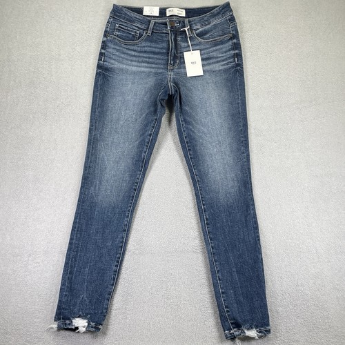 Neu mit Etikett BKE Damenjeans 28 x 27 blau Payton Ankle Skinny Mid Rise Universal Denim