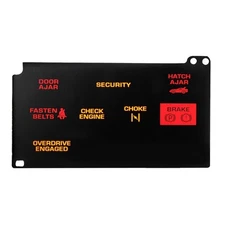 Instrument Cluster for 1984-1985 Corvette Dash Information Center Lens