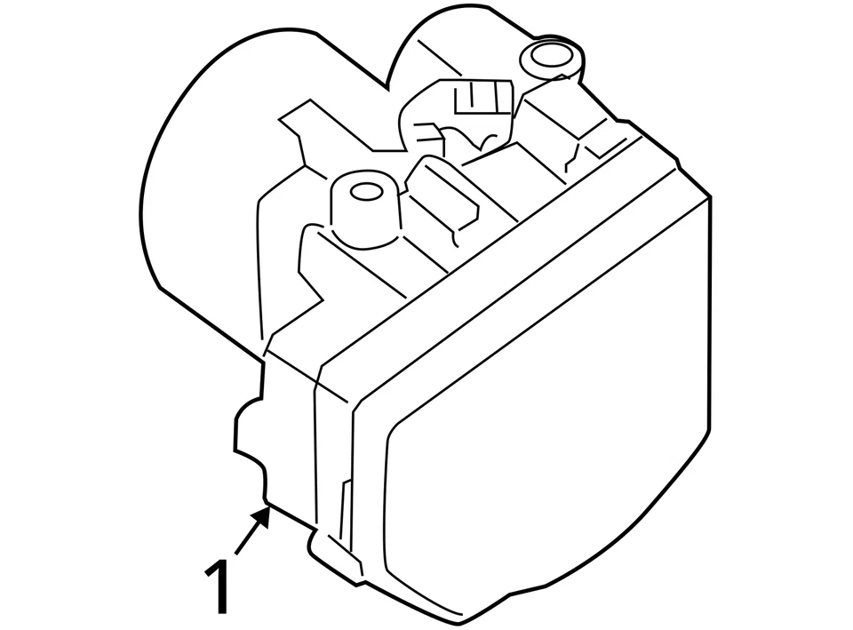OEM ABS Anti-Lock Brake Part Assembly 6 Cylinder AWD Fits 17 INFINITI QX60 1267 - Image 4 of 4