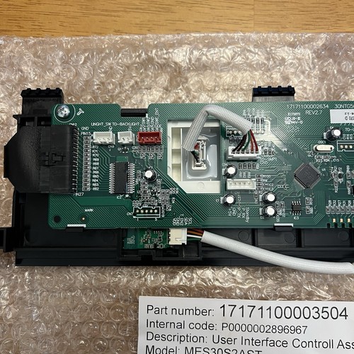 Midea Stove MES30S2AST Ui Control Display Board Assembly 17171100003504 - Picture 4 of 5