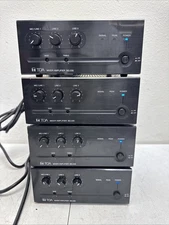 LOT OF 4 TOA BG-235 CU Mixer / Amplifier, 35 Watt