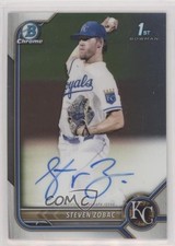2022 Bowman Draft Chrome Draft Pick Auto Steven Zobac #CDA-SZ Auto fo7
