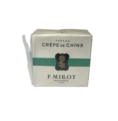 F. Millot Crepe de Chine 1/5 Oz Parfum Perfume France Sealed
