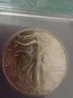 1943 ICG MS62 Walking Liberty Half Dollar . 90% Silver Coin. Low-ball- (IMHO).