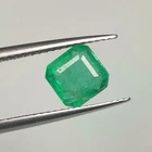 1.48 CT - Natural Zambian Emerald Square Shape Top Luster Gem - 10140