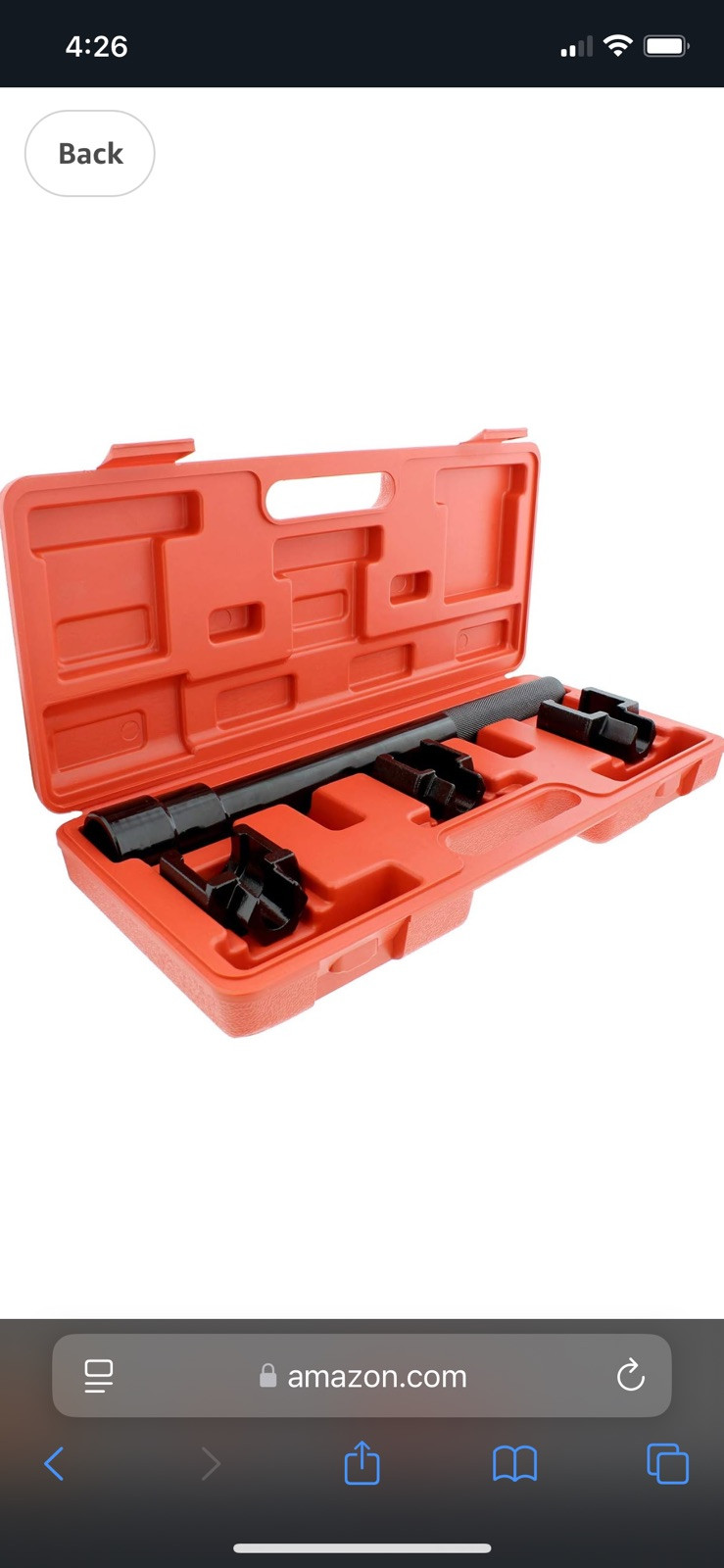 ABN AutoBodyNow INNER TIE ROD Removal Tool Set W/ 3 Adapters