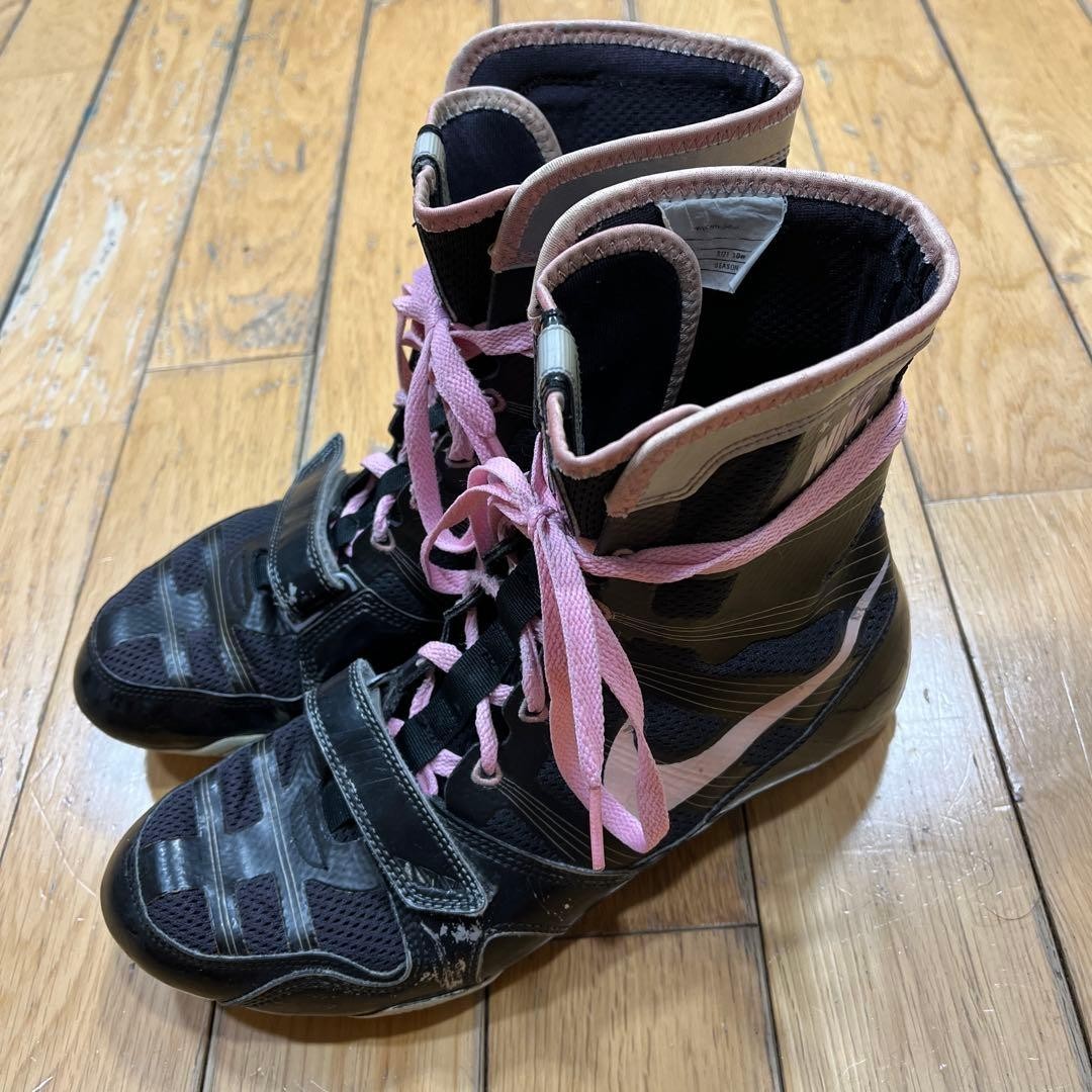 Nike Boxing Shoes Hyper KO Black x Pink 27.5cm / US Men 9.5 / US